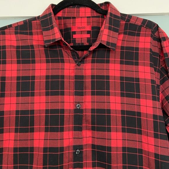 Hugo Boss slim fit plaid shirt - Picture 3 of 6